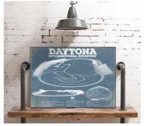 Cutler West Daytona International Speedway Blueprint NASCAR Race Track Print