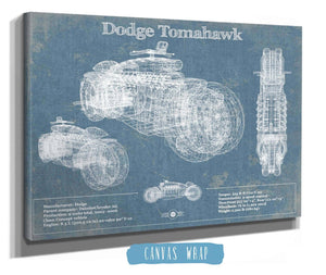 Cutler West Dodge Tomahawk Vintage Blueprint Auto Print