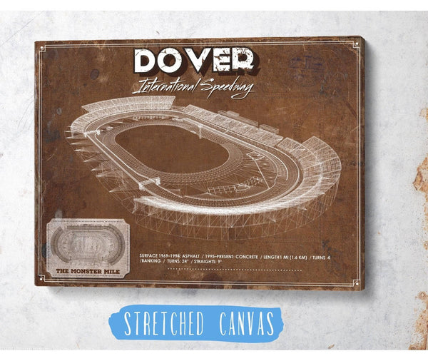 Cutler West Dover International Speedway NASCAR Race Track Print