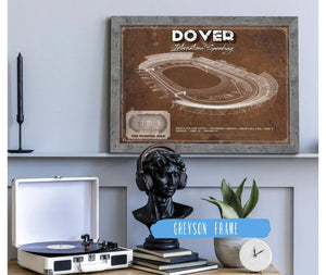 Cutler West Dover International Speedway NASCAR Race Track Print