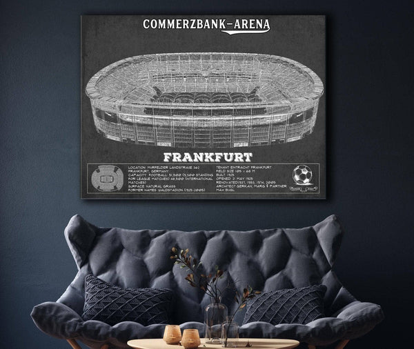 Cutler West Eintracht Frankfurt FC - Commerzbank-Arena Soccer Print