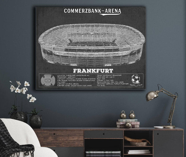 Cutler West Eintracht Frankfurt FC - Commerzbank-Arena Soccer Print