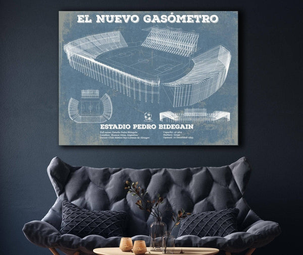 Cutler West El Nuevo Gasómetro Print Club Atlético San Lorenzo De Almagro Soccer Print