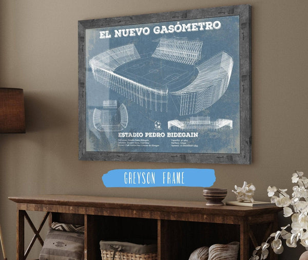 Cutler West El Nuevo Gasómetro Print Club Atlético San Lorenzo De Almagro Soccer Print