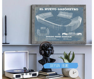 Cutler West El Nuevo Gasómetro Print Club Atlético San Lorenzo De Almagro Soccer Print