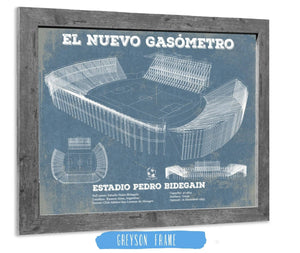 14" x 11" / Greyson Frame Cutler West El Nuevo Gasómetro Print Club Atlético San Lorenzo De Almagro Soccer Print