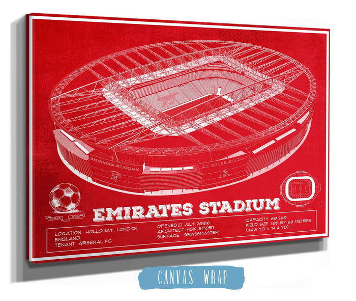 Cutler West Soccer Collection Arsenal Football Club - Emirates Stadium Soccer Print