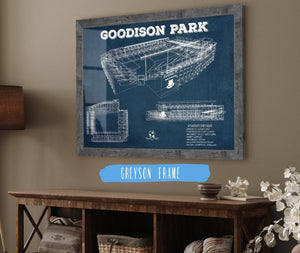 Cutler West Everton Football Club - Vintage Goodison Park Soccer Print
