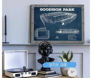 Cutler West Everton Football Club - Vintage Goodison Park Soccer Print