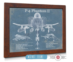 Cutler West F-4 Phantom II Aircraft Blueprint Original Military Wall Art