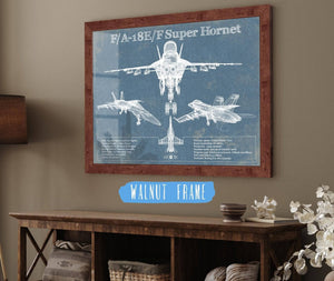 Cutler West F/A-18 Hornet Blueprint Original Military Wall Art