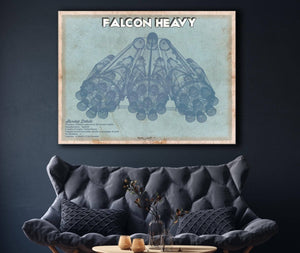 Cutler West Falcon Heavy Vintage Space Exploration Print