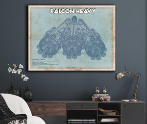 Cutler West Falcon Heavy Vintage Space Exploration Print