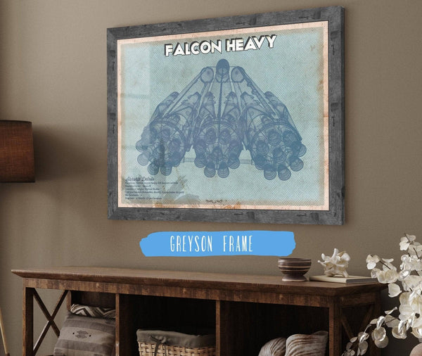 Cutler West Falcon Heavy Vintage Space Exploration Print