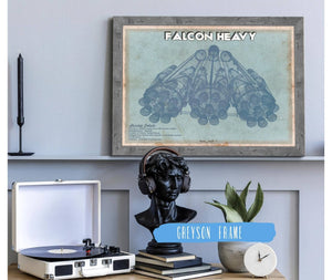 Cutler West Falcon Heavy Vintage Space Exploration Print