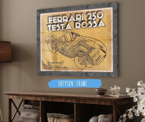 Cutler West Ferrari 250 Testa Rossa Racing Sports Car Print