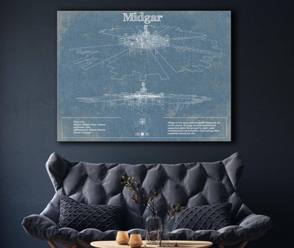 Cutler West Final Fantasy Midgar Blueprint