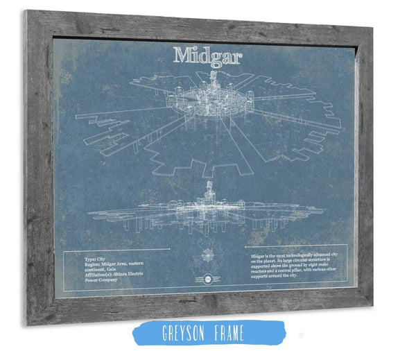 Cutler West Final Fantasy Midgar Blueprint