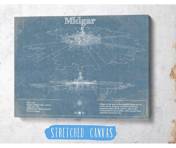 Cutler West Final Fantasy Midgar Blueprint