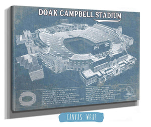 Cutler West Florida State Seminoles Doak Campbell Stadium Vintage FSU College Football Team Color Art Print