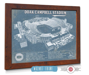 Cutler West Florida State Seminoles Doak Campbell Stadium Vintage FSU College Football Team Color Art Print