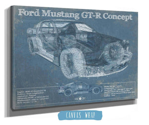 Cutler West Ford Mustang GT-R Concept Race Car Print
