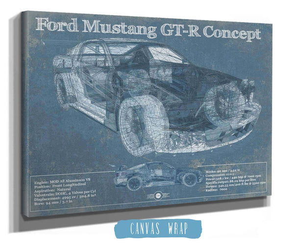 Cutler West Ford Mustang GT-R Concept Race Car Print