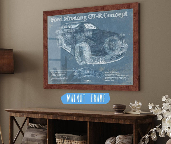 Cutler West Ford Mustang GT-R Concept Race Car Print