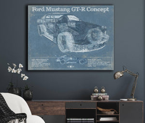 Cutler West Ford Mustang GT-R Concept Race Car Print
