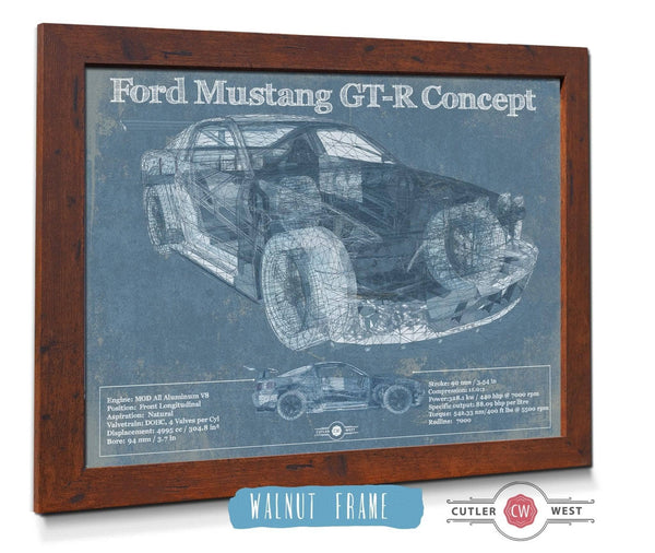 Cutler West Ford Mustang GT-R Concept Race Car Print