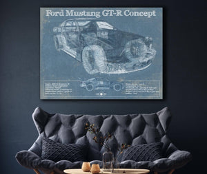 Cutler West Ford Mustang GT-R Concept Race Car Print
