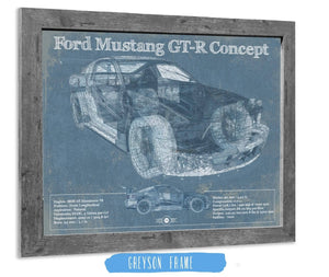 14" x 11" / Greyson Frame Cutler West Ford Mustang GT-R Concept Race Car Print