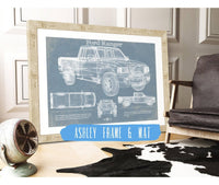 Cutler West Ford Collection Ford Ranger Blueprint Vintage Auto Print