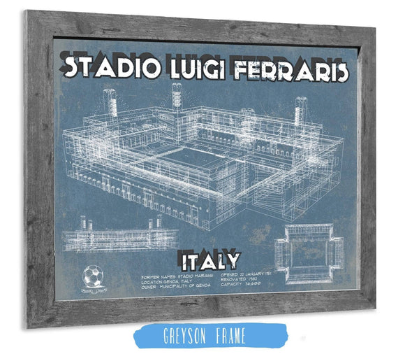 Cutler West Genoa C.F.C. Italy Football Stadio Luigi Ferraris Stadium Soccer Print
