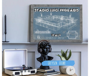 Cutler West Genoa C.F.C. Italy Football Stadio Luigi Ferraris Stadium Soccer Print