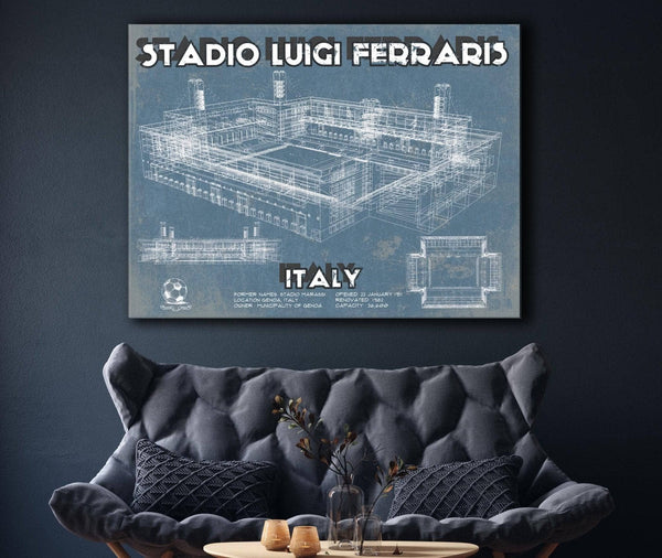 Cutler West Genoa C.F.C. Italy Football Stadio Luigi Ferraris Stadium Soccer Print