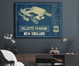 Cutler West Gillette Stadium New England Patriots - Vintage Football Print