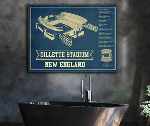 Cutler West Gillette Stadium New England Patriots - Vintage Football Print