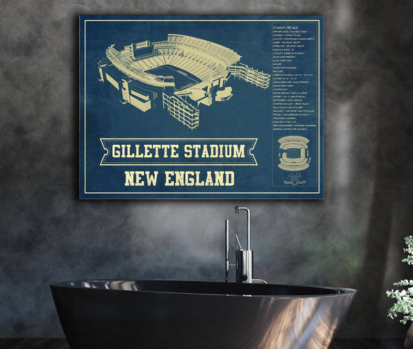 Cutler West Gillette Stadium New England Patriots - Vintage Football Print