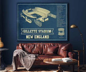 Cutler West Gillette Stadium New England Patriots - Vintage Football Print