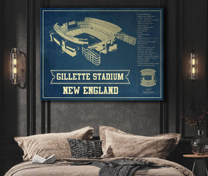 Cutler West Gillette Stadium New England Patriots - Vintage Football Print