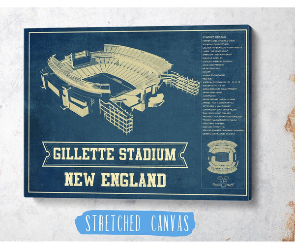 Cutler West Gillette Stadium New England Patriots - Vintage Football Print