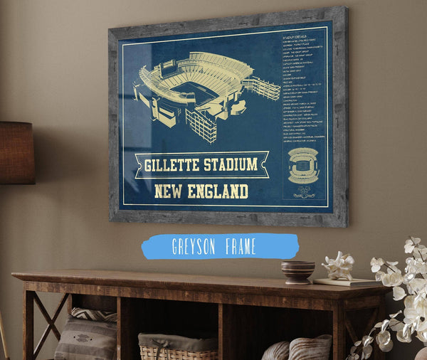 Cutler West Gillette Stadium New England Patriots - Vintage Football Print