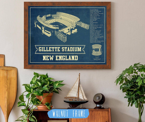 Cutler West Gillette Stadium New England Patriots - Vintage Football Print