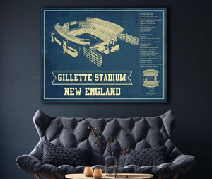 Cutler West Gillette Stadium New England Patriots - Vintage Football Print