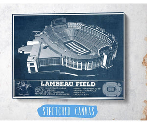 Cutler West Green Bay Packers - Lambeau Field Vintage Football Print