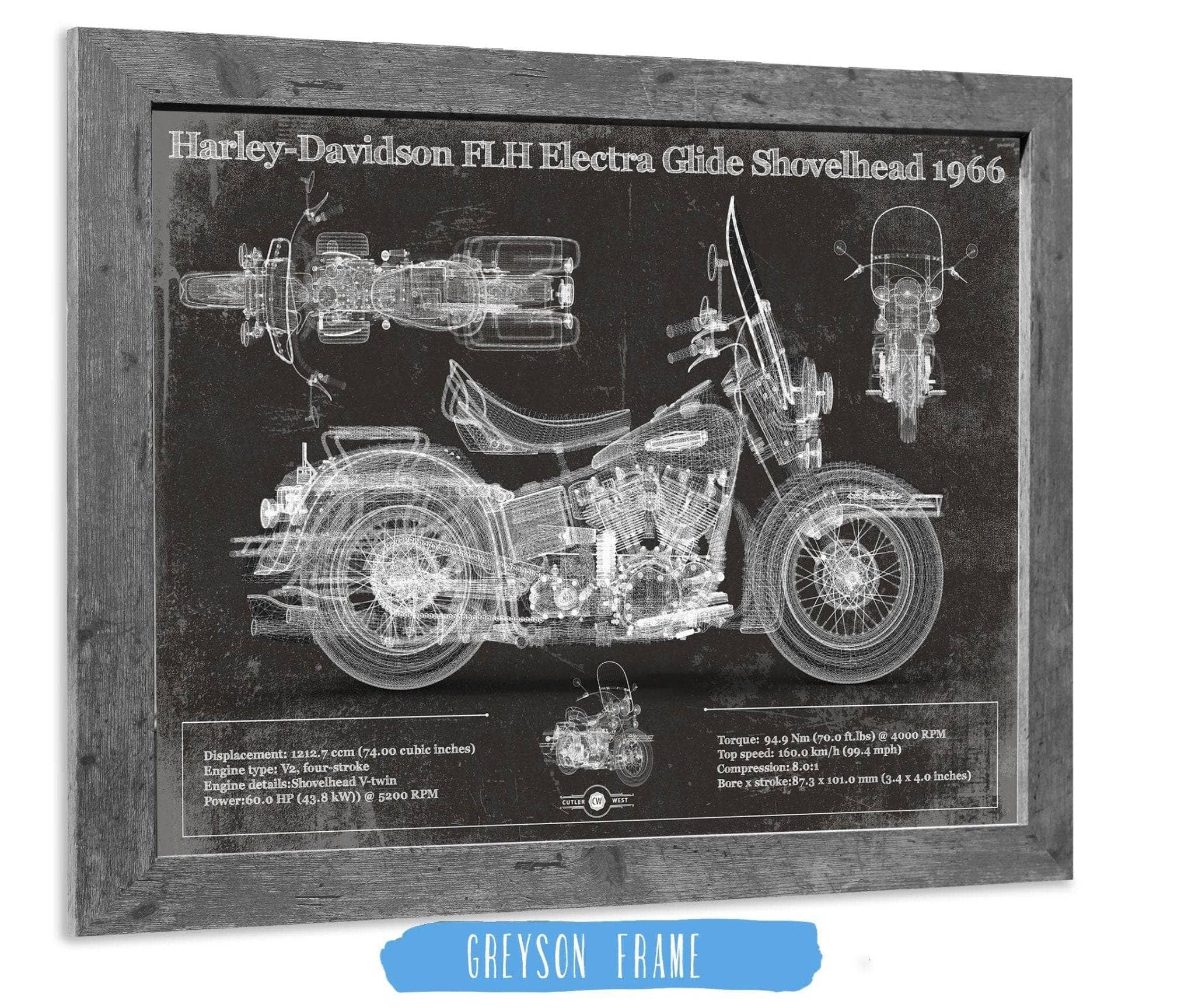 Harley-Davidson FLH Electra Glide Shovelhead 1966 Motorcycle