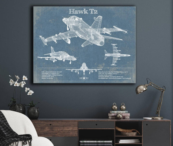 Cutler West HAWK T2 Blueprint Original Military Wall Art