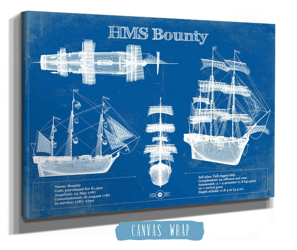 Cutler West HM Armed Vessel Bounty Blueprint Original Wall Art