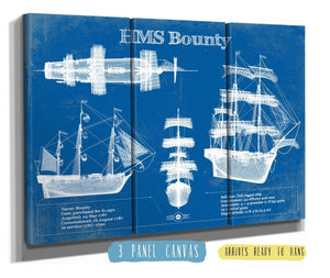 Cutler West HM Armed Vessel Bounty Blueprint Original Wall Art